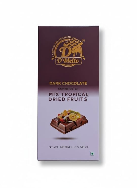D'Melto Tropical Mix Fruits Dark Chocolate
